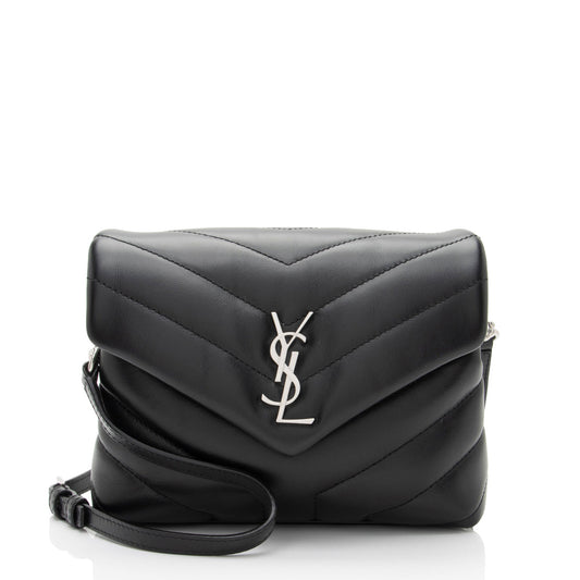 Saint Laurent Matelasse Calfskin Monogram LouLou Toy Crossbody Bag (SHF-XA7PvZ)