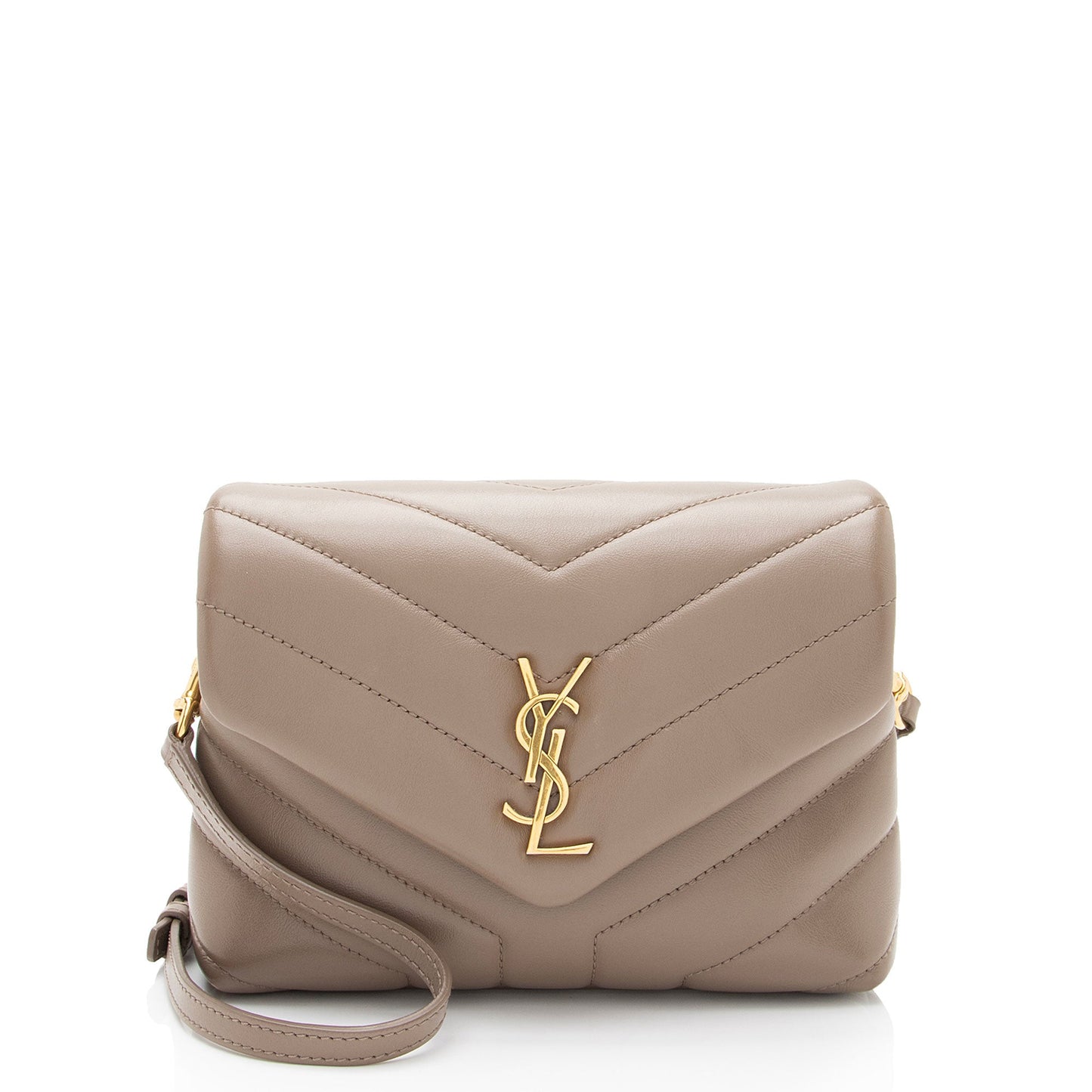 Saint Laurent Matelasse Calfskin Monogram LouLou Toy Crossbody Bag (SHF-ldIeOn)