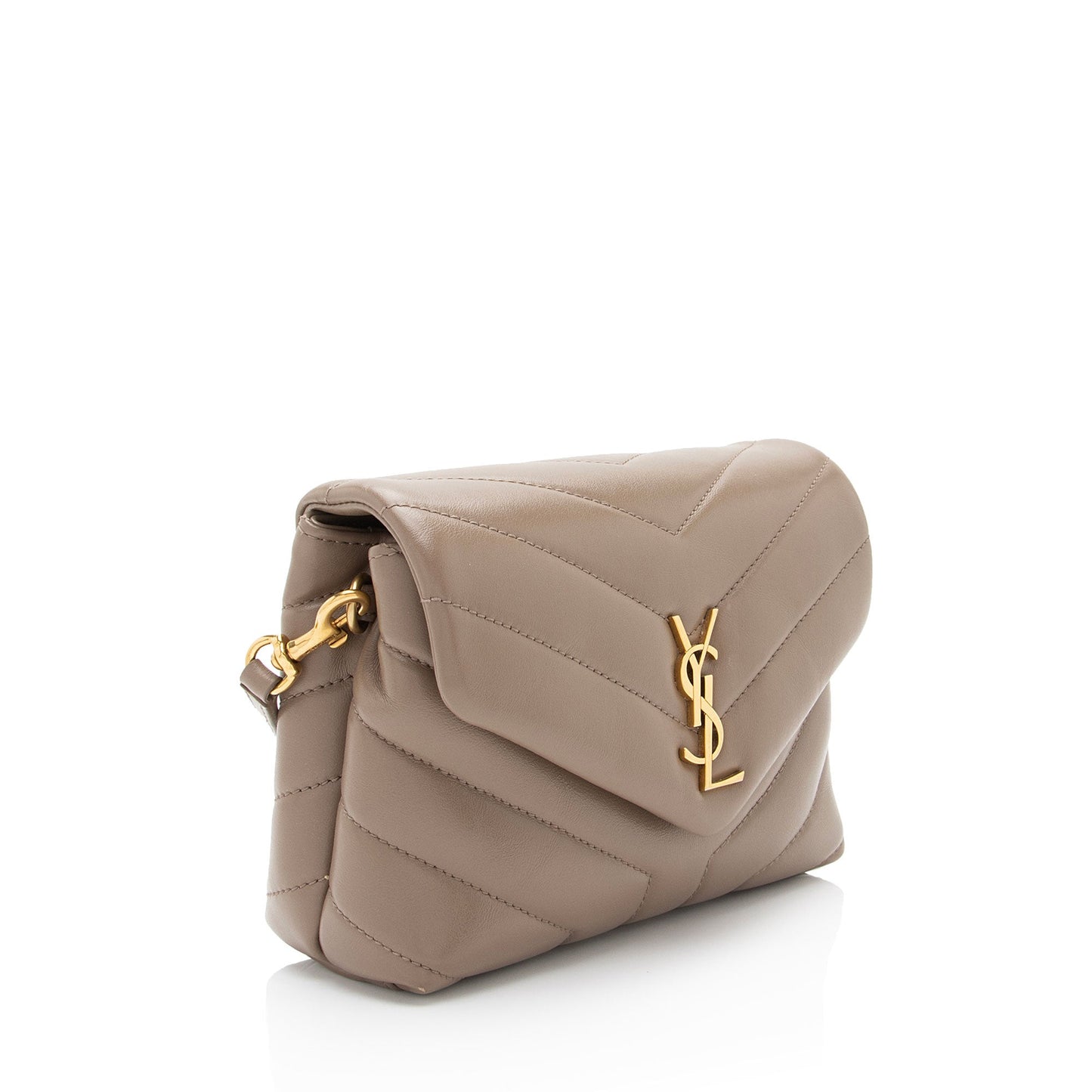 Saint Laurent Matelasse Calfskin Monogram LouLou Toy Crossbody Bag (SHF-ldIeOn)