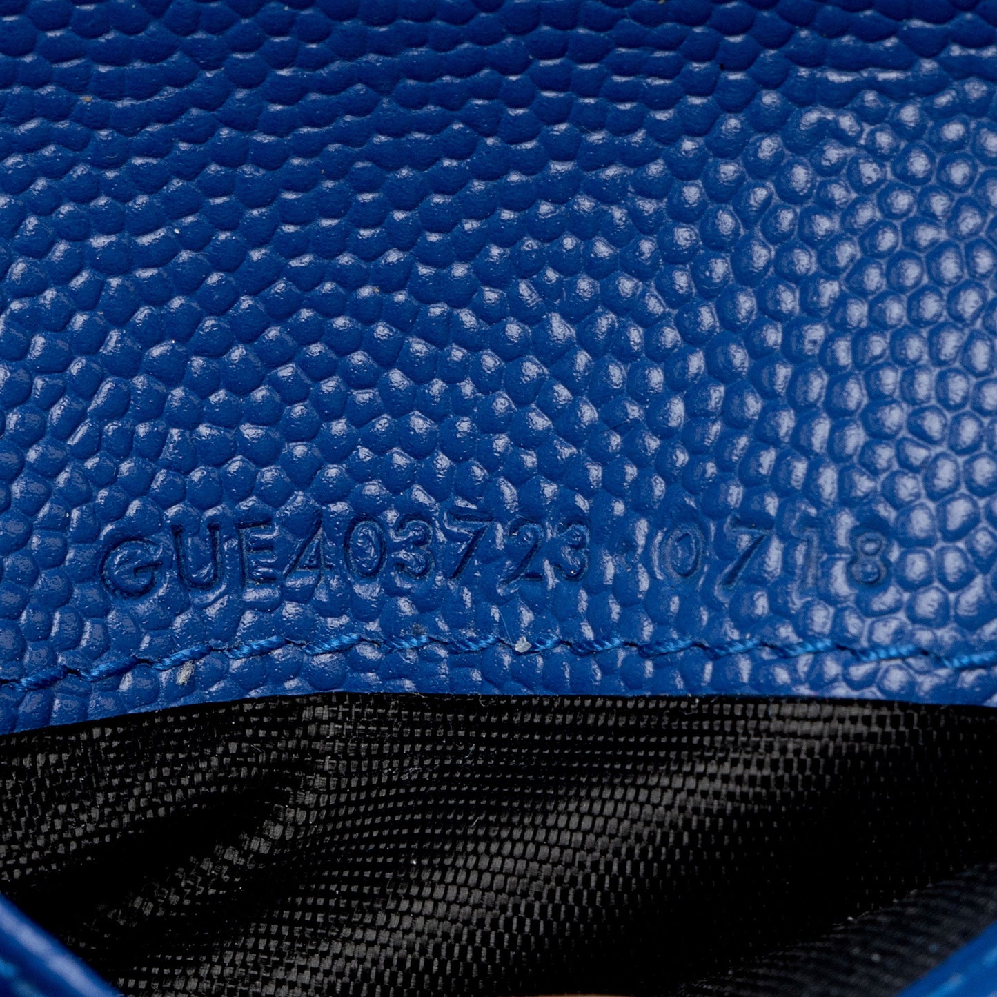 Saint Laurent Matelasse Grain de Poudre Monogram Compact Zip Around Wallet (SHF-haBtSP)