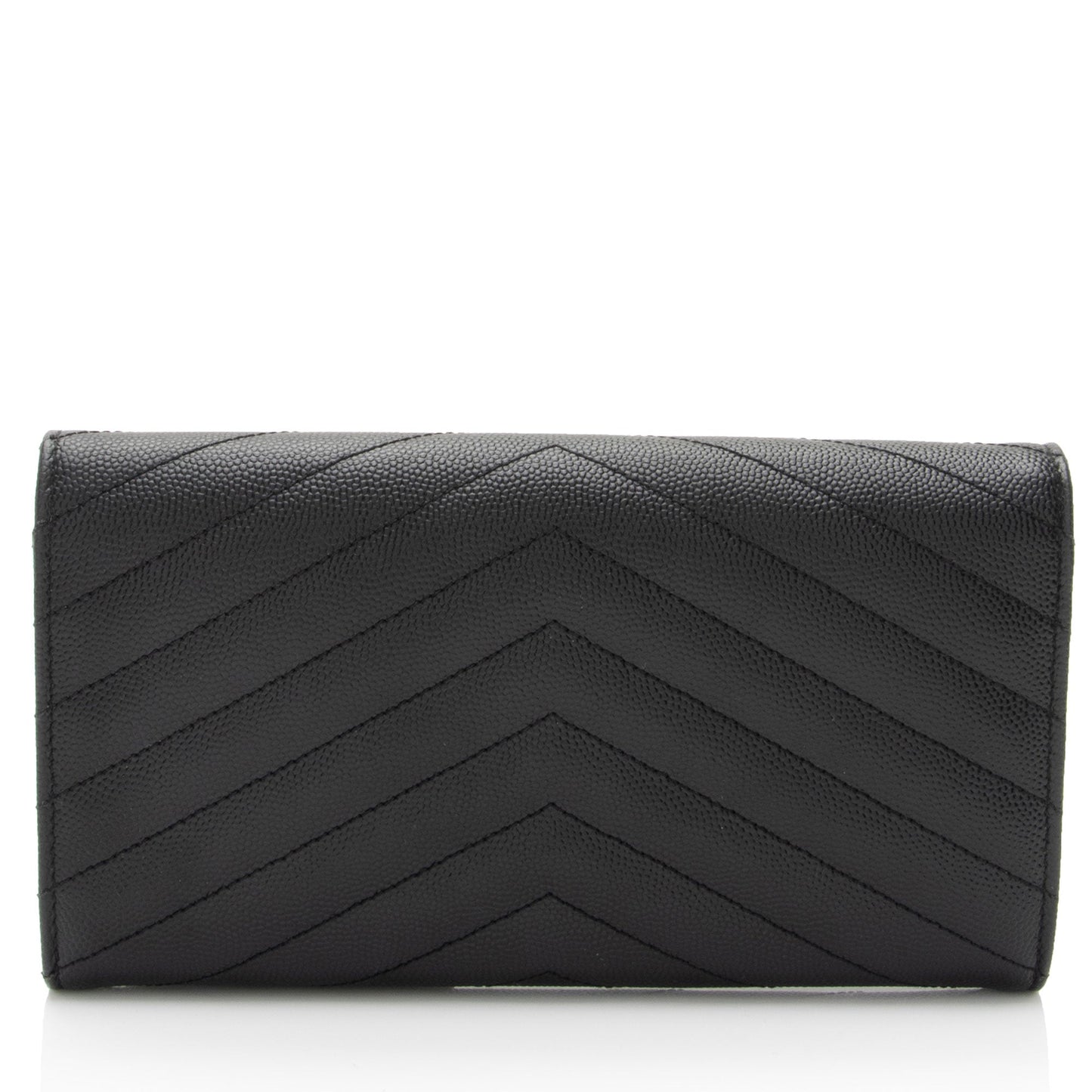 Saint Laurent Matelasse Grain de Poudre Monogram Wallet (SHF-XsSTMO)