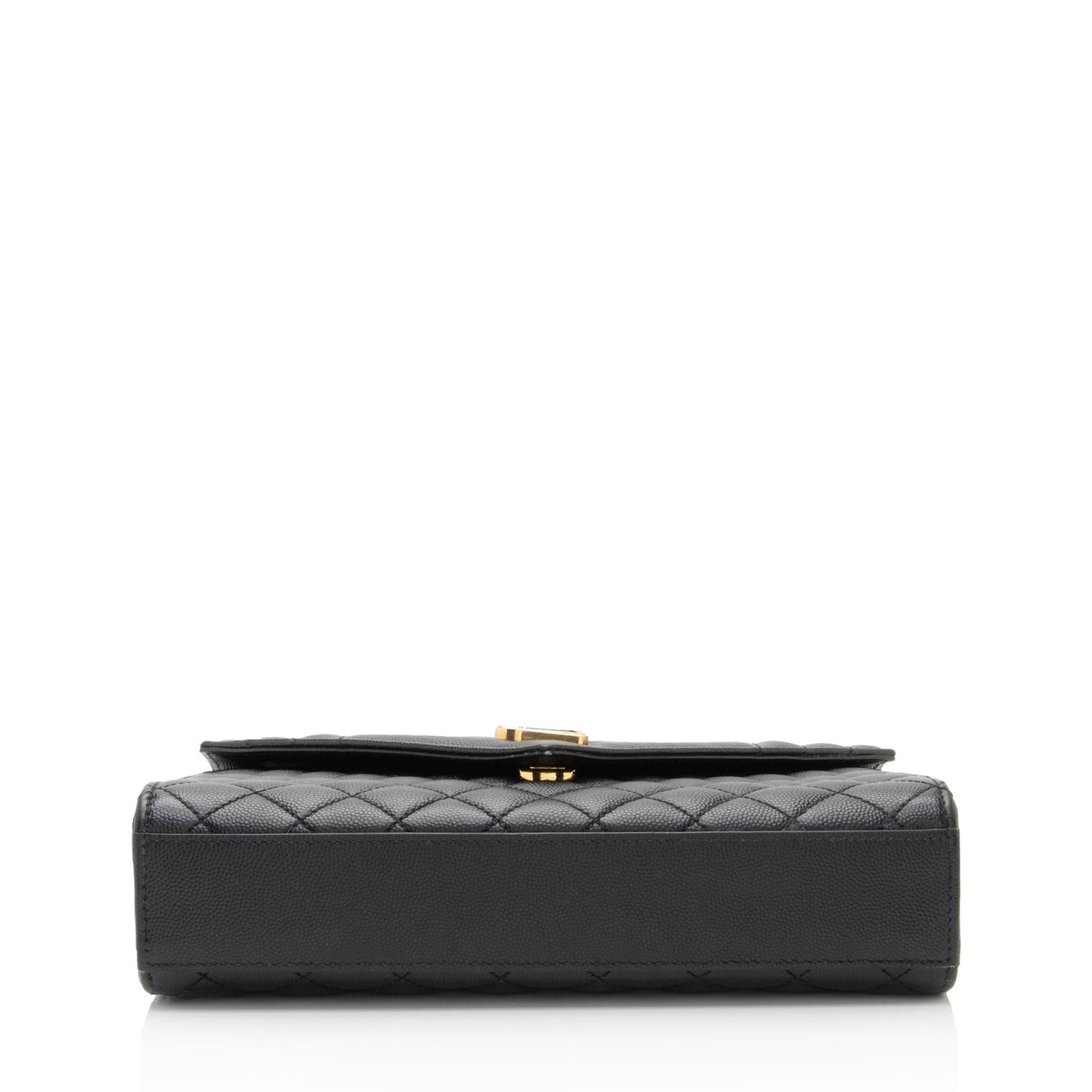 Saint Laurent Mixed Matelasse Grain de Poudre Monogram Medium Shoulder Bag (SHF-nC1SPa)