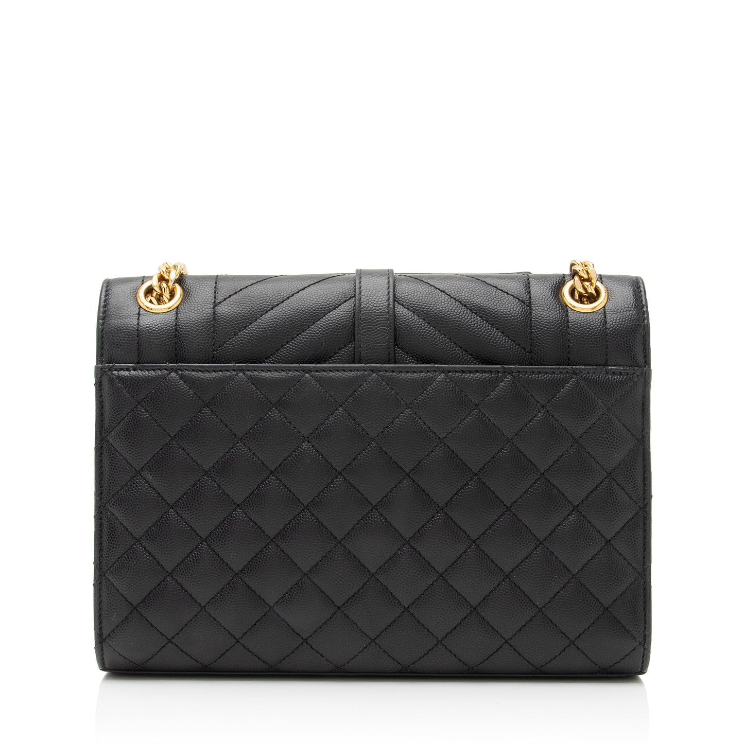 Saint Laurent Mixed Matelasse Leather Classic Monogram Medium Shoulder Bag (SHF-p2FnYk)