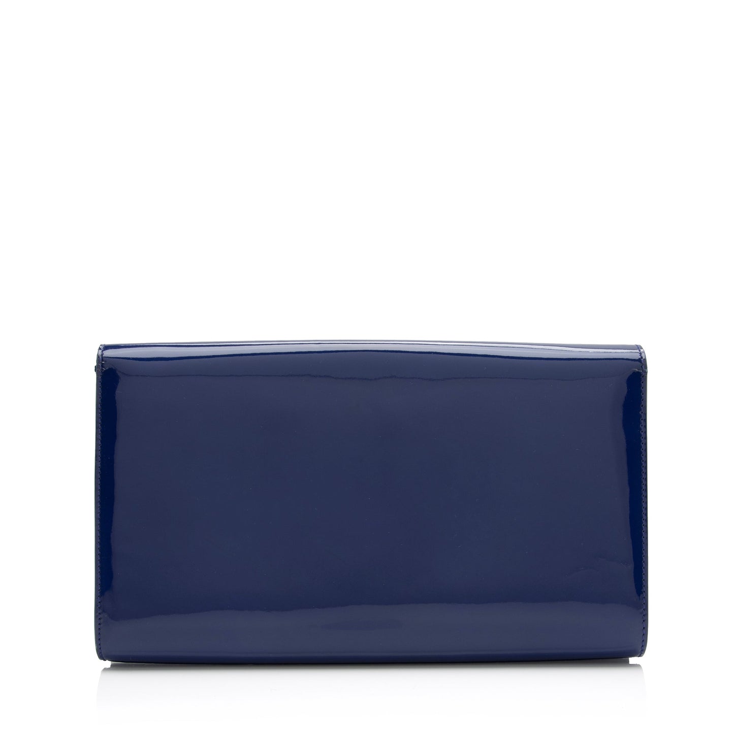 Saint Laurent Patent Leather Monogram Belle de Jour Large Clutch (SHF-23930)
