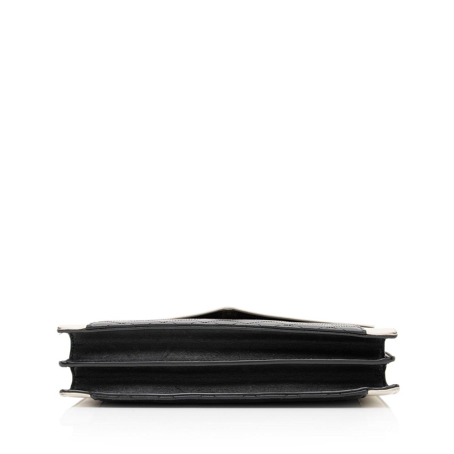 Saint Laurent Quilted Lambskin Monogram Gaby Shoulder Bag (SHF-23711)