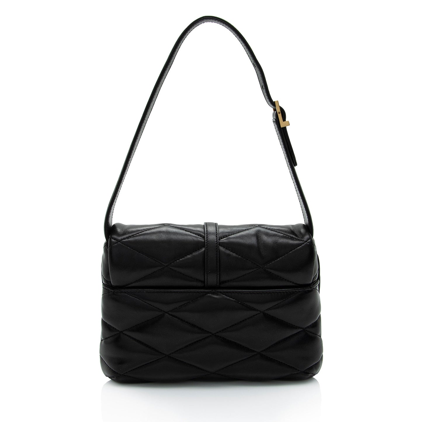 Saint Laurent Quilted Lambskin Monogram Le 57 Hobo