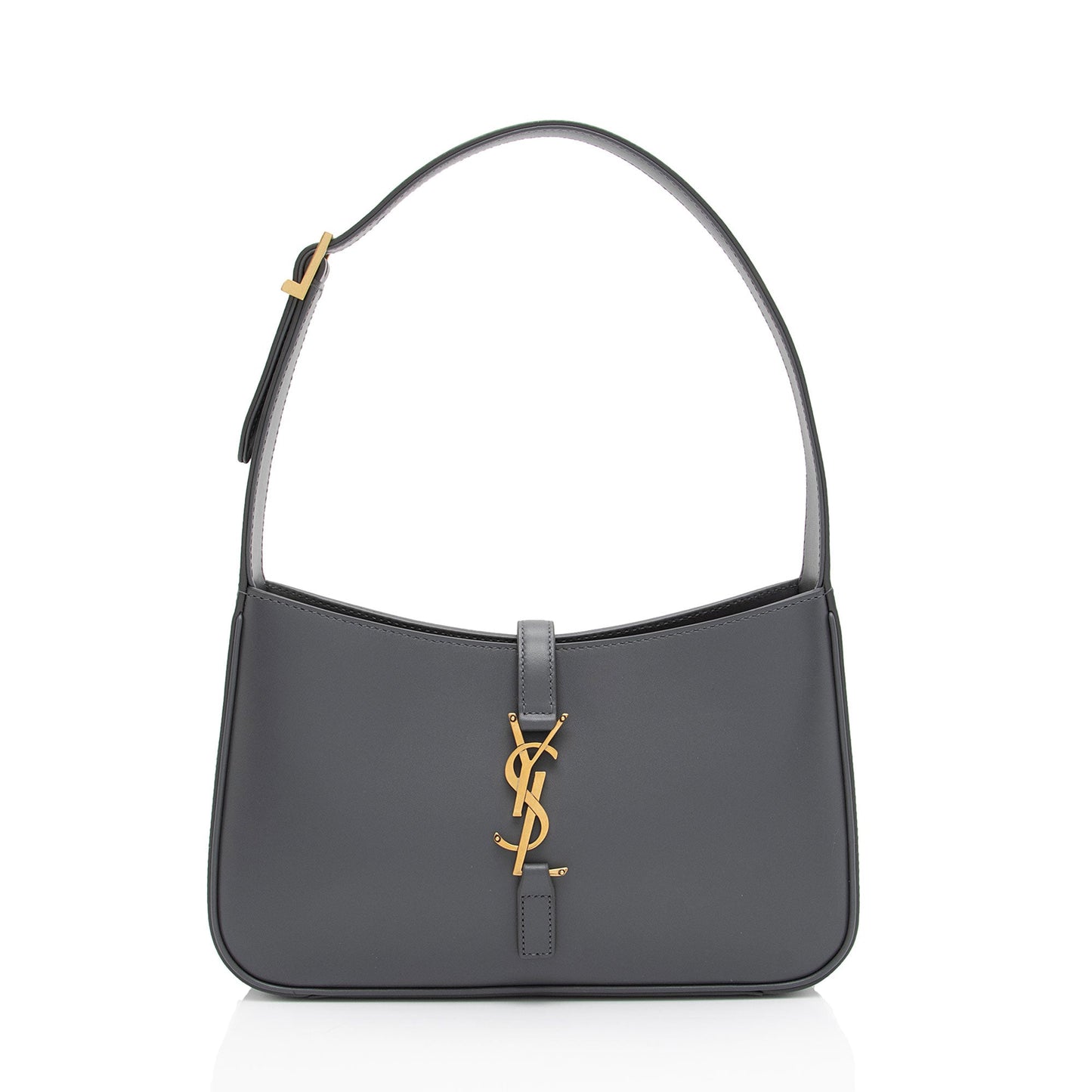 Saint Laurent Smooth Calfskin Monogram Le 5 A 7 Hobo (SHF-tZcioe)