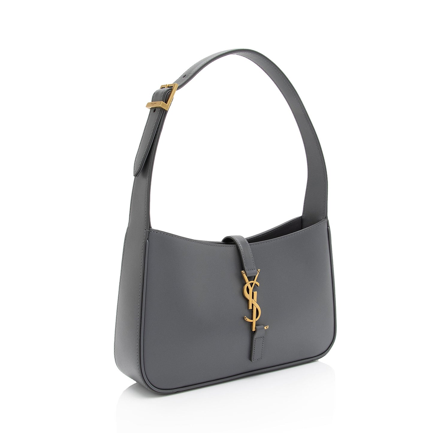 Saint Laurent Smooth Calfskin Monogram Le 5 A 7 Hobo (SHF-tZcioe)