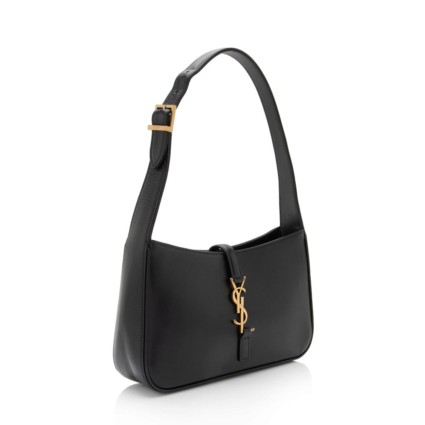 Saint Laurent Smooth Calfskin Monogram Le 5 A 7 Hobo (SHF-X5WO2I)