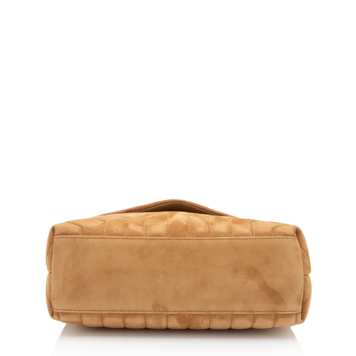 Saint Laurent Suede Monogram LouLou Chain Medium Shoulder Bag (SHF-KL7XZO)