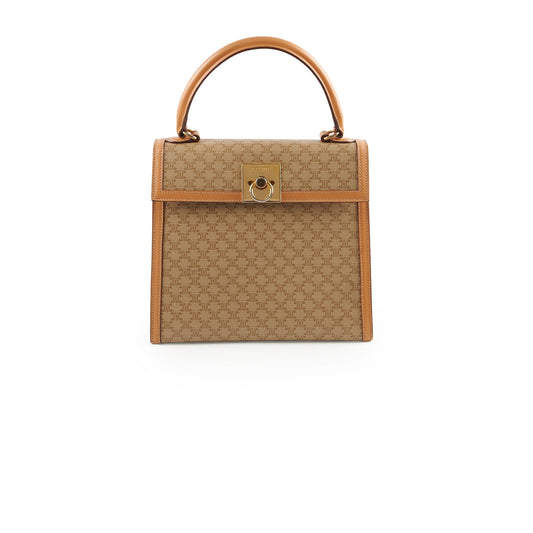Celine Vintage Macadam Kelly Bag Beige