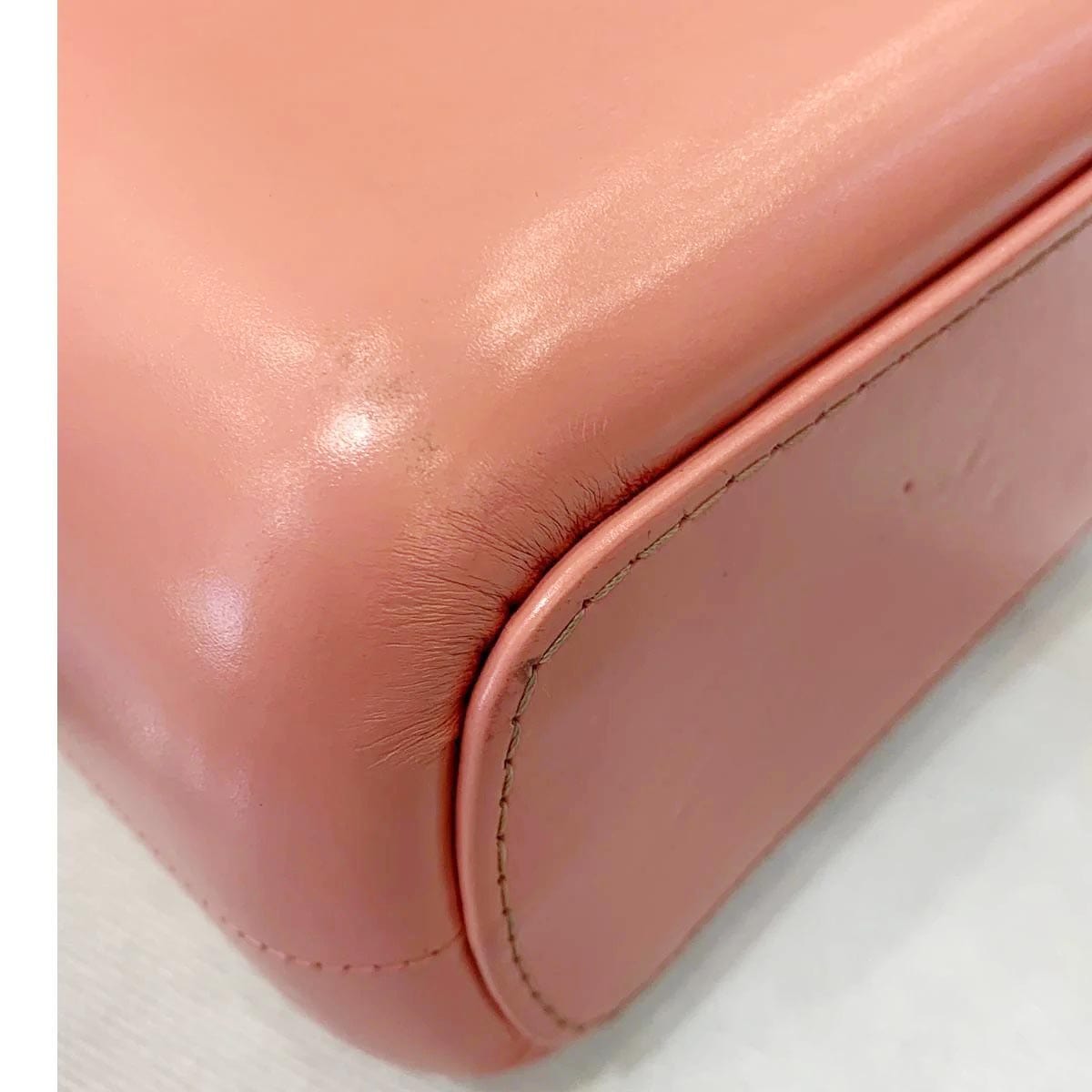 CHANEL Gabrielle Medium Aged Calfskin Leather Shoulder Bag Pink