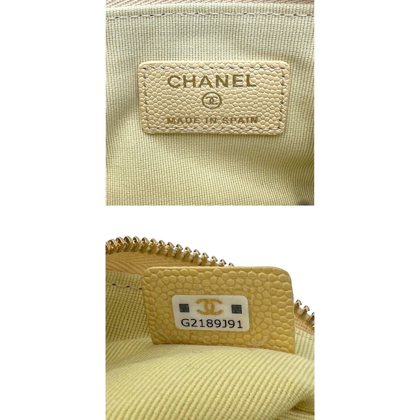 Chanel bag Quilted Caviar Cosmetic Case