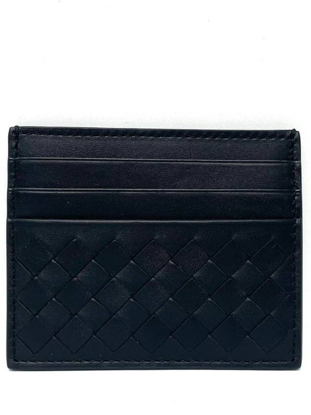 Bottega Veneta Intrecciato Classic Card Wallet Black