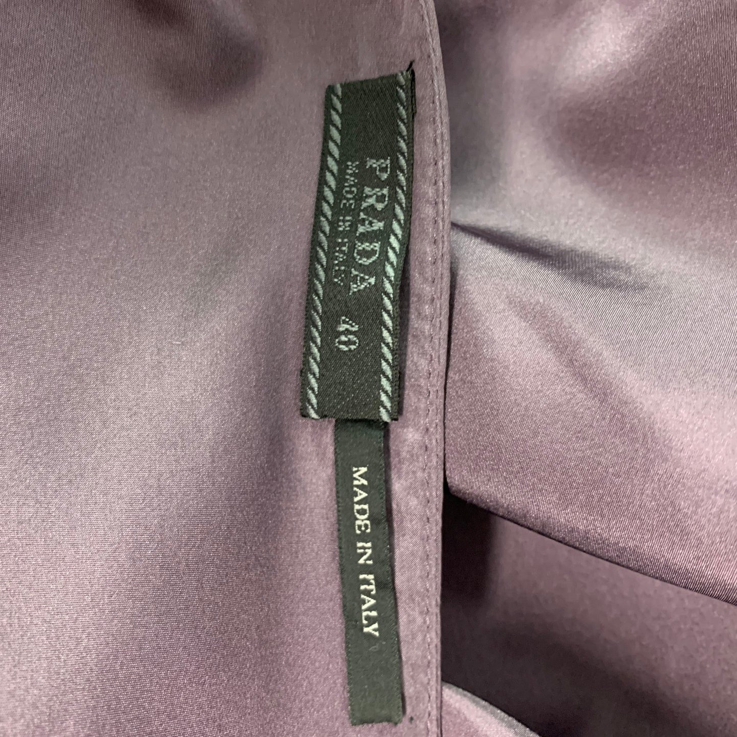 PRADA Size 4 Lilac Silk Solid Skirt