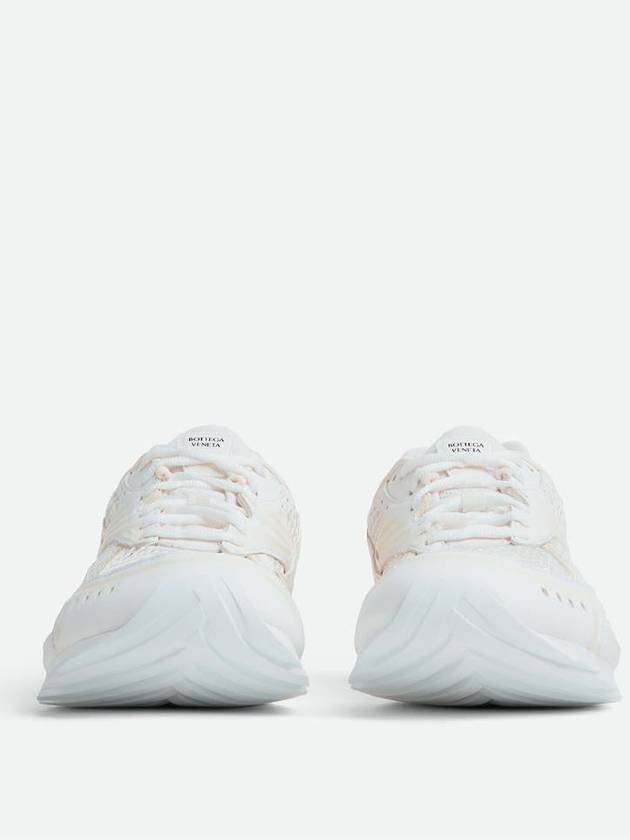 Bottega Veneta Orbit Mesh Low Top Sneakers White