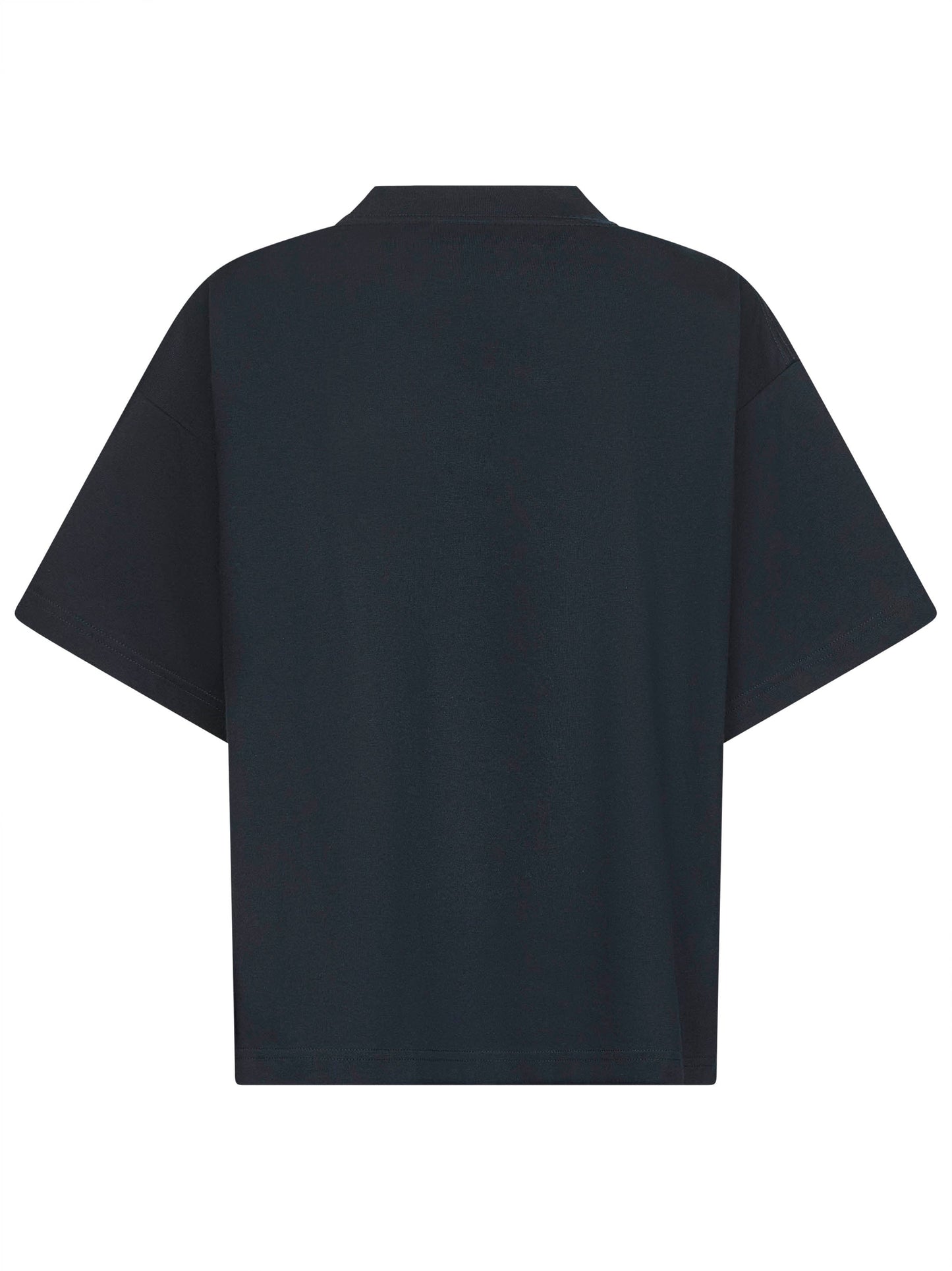 Balenciaga Women Black Nano Bb Cropped T-Shirt