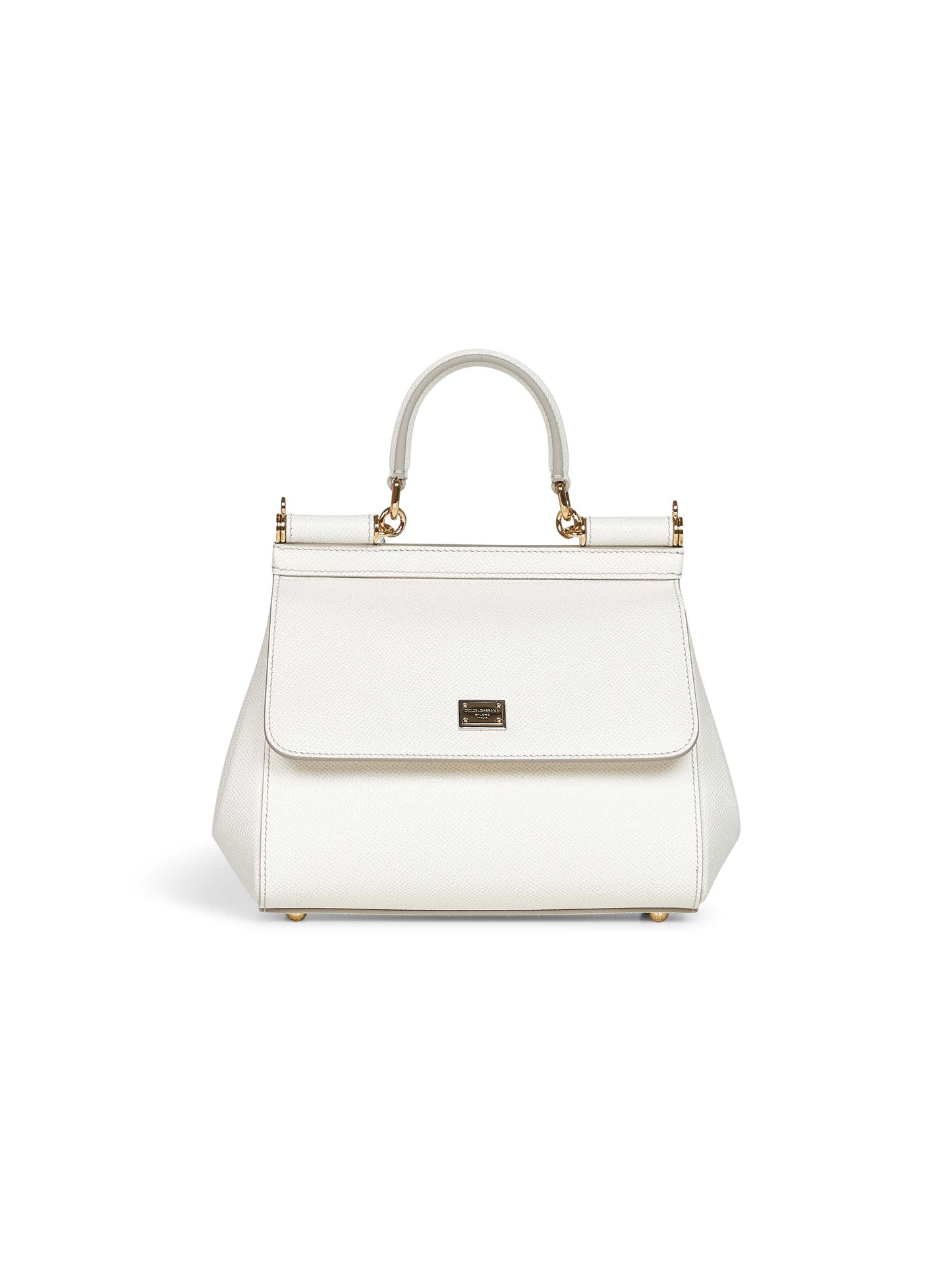 Dolce & Gabbana Women White Medium Sicily Handbag