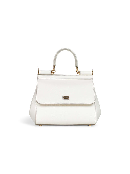 Dolce & Gabbana Women White Medium Sicily Handbag