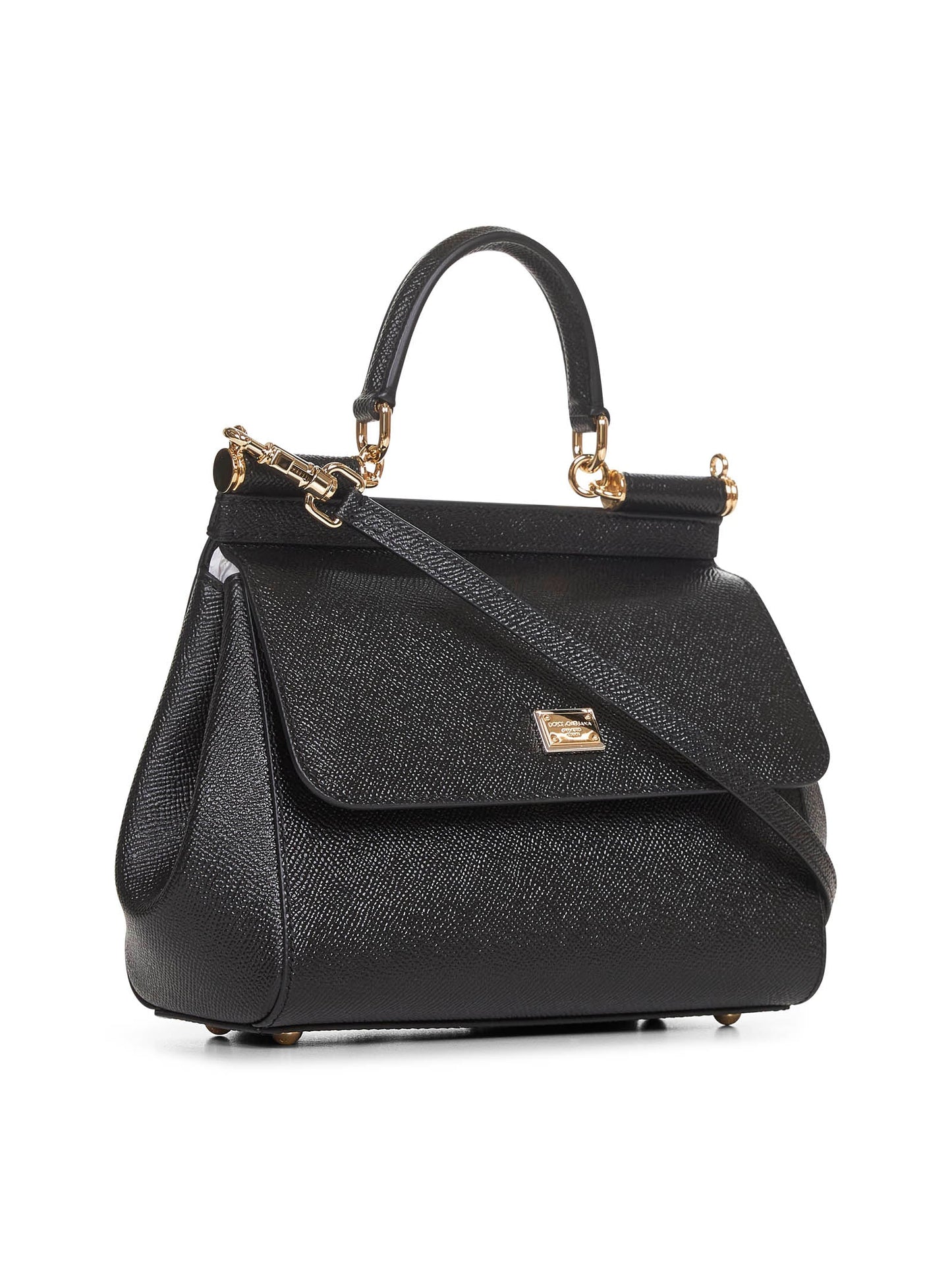 Dolce & Gabbana Women Black Medium Sicily Handbag