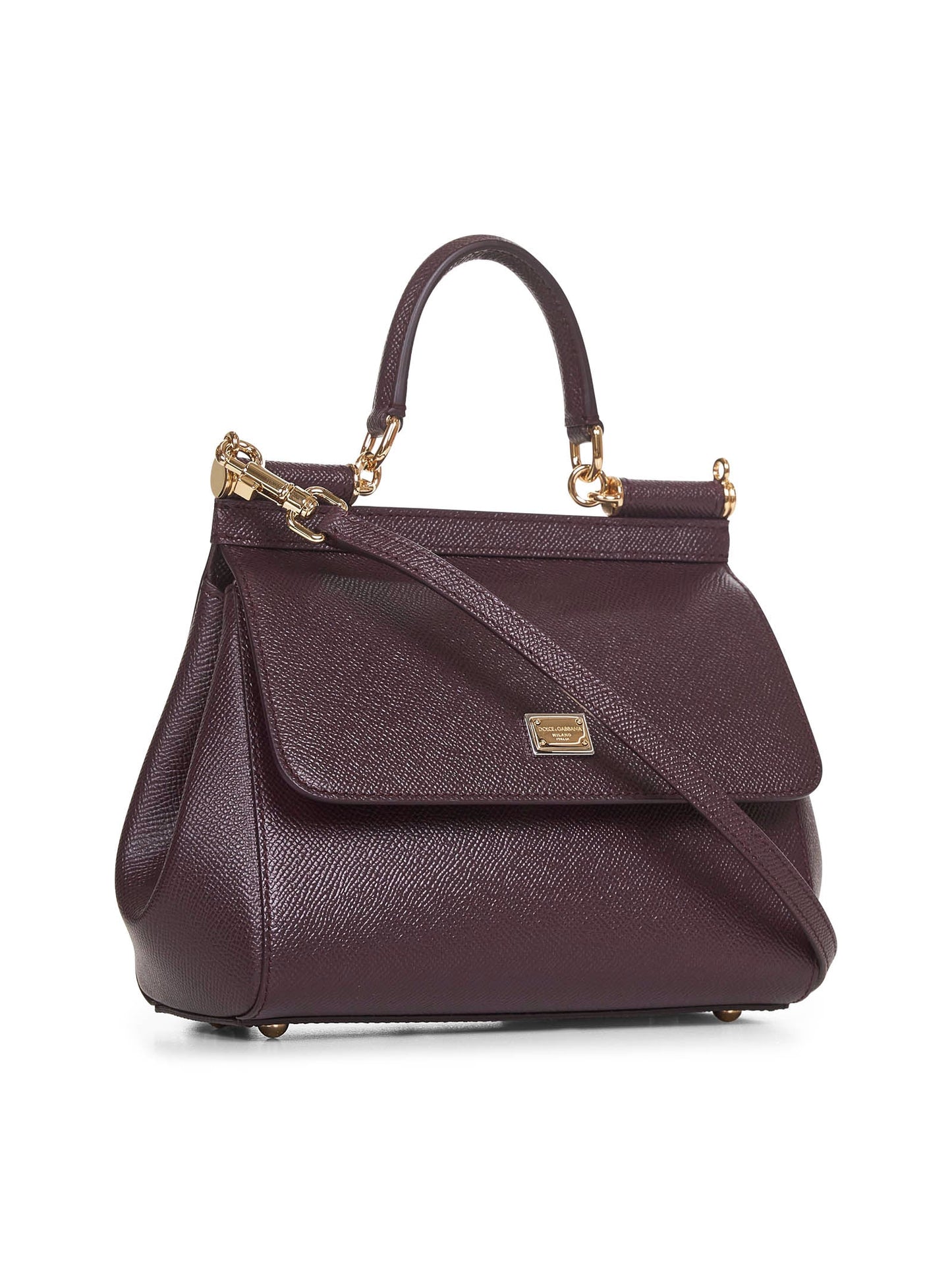 Dolce & Gabbana Women Burgundy Medium Sicily Handbag