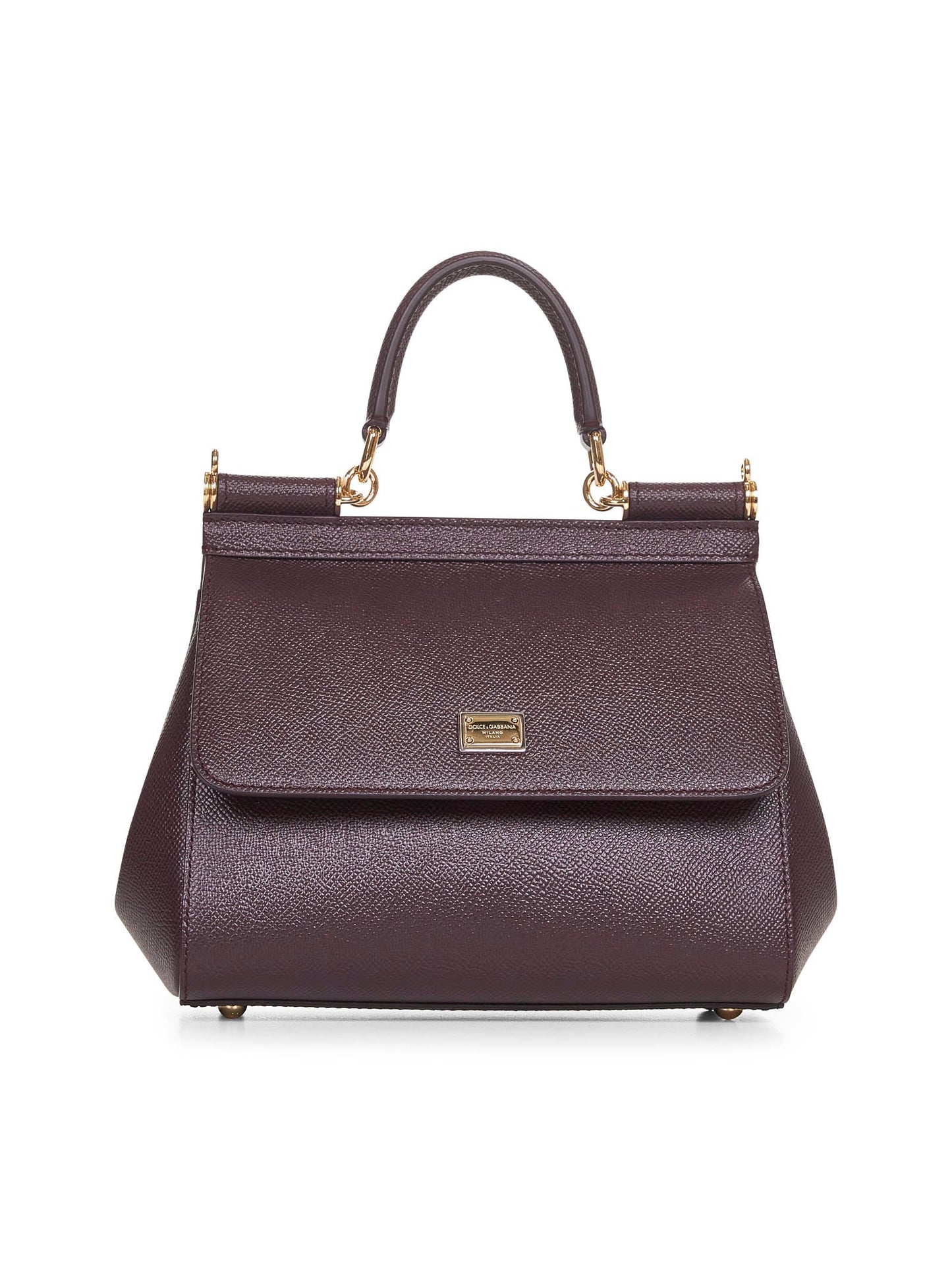 Dolce & Gabbana Women Burgundy Medium Sicily Handbag