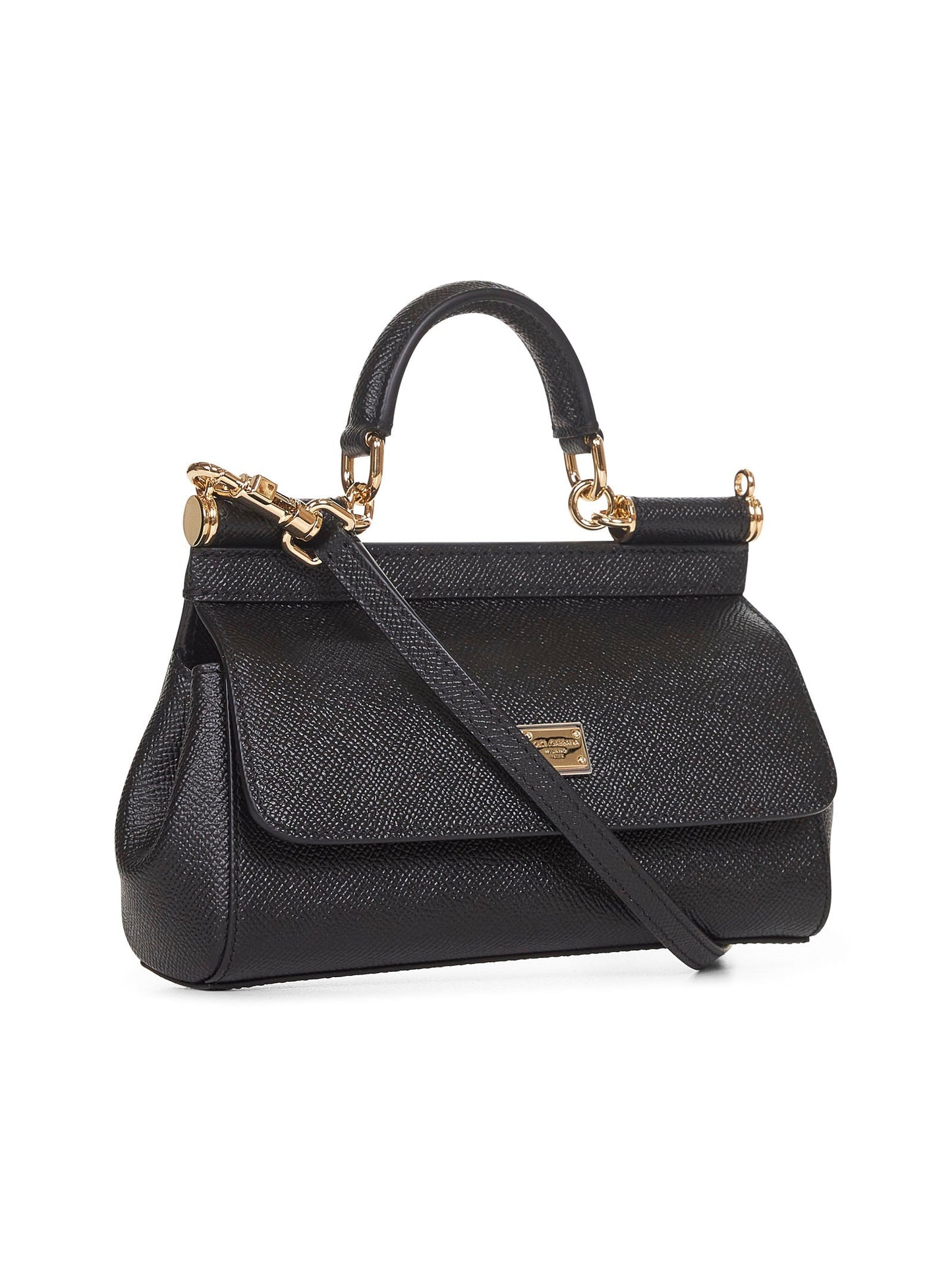 Dolce & Gabbana Women Black Small Sicily Handbag