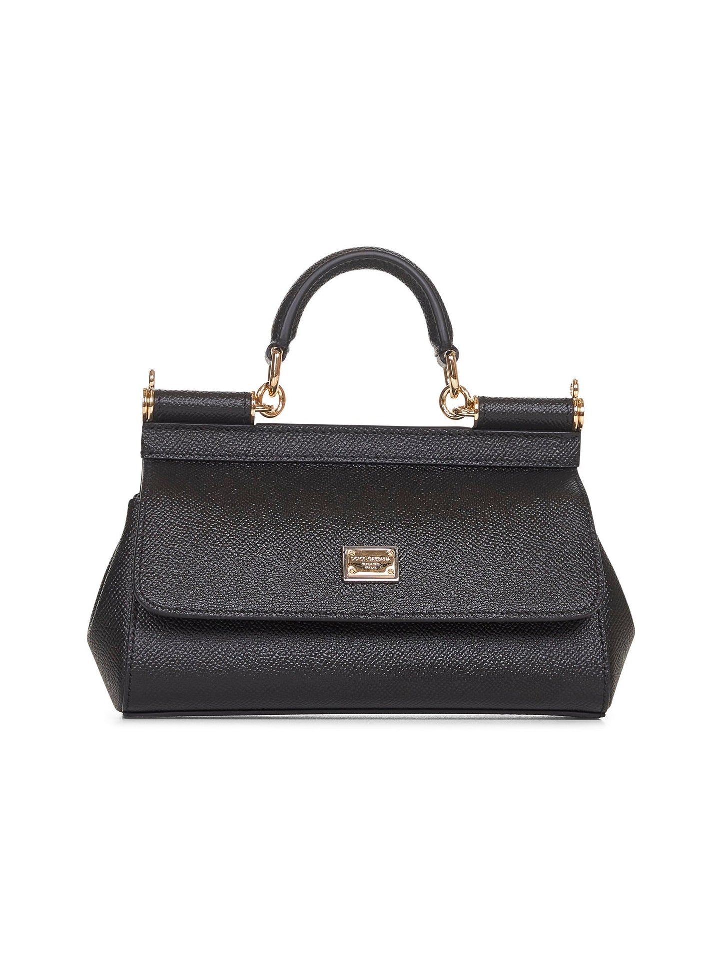 Dolce & Gabbana Women Black Small Sicily Handbag