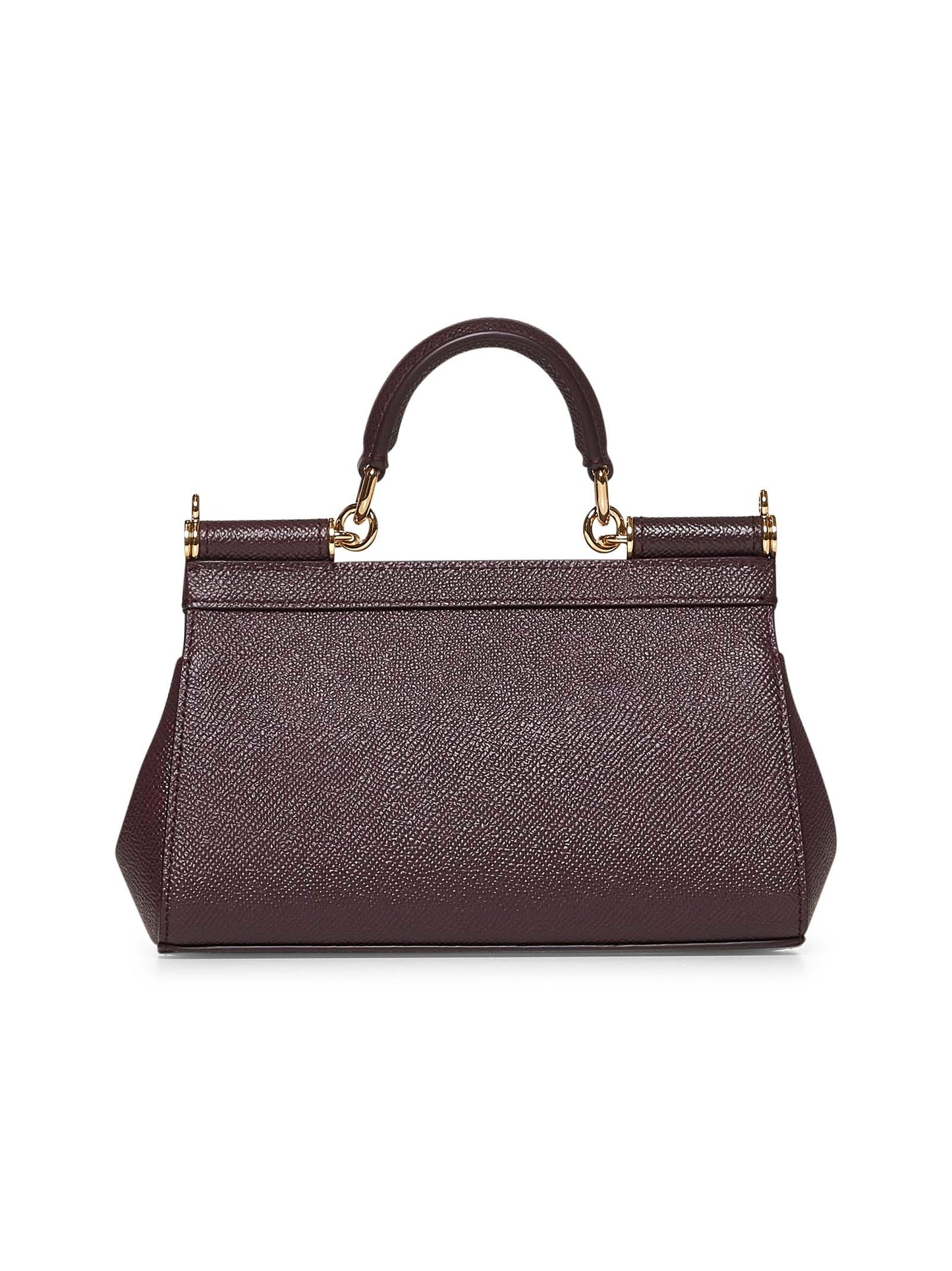 Dolce & Gabbana Women Burgundy Small Sicily Handbag