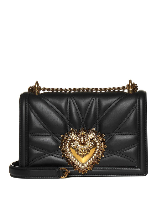 Dolce & Gabbana Women Medium Devotion Bag In Quilted Nappa Leather