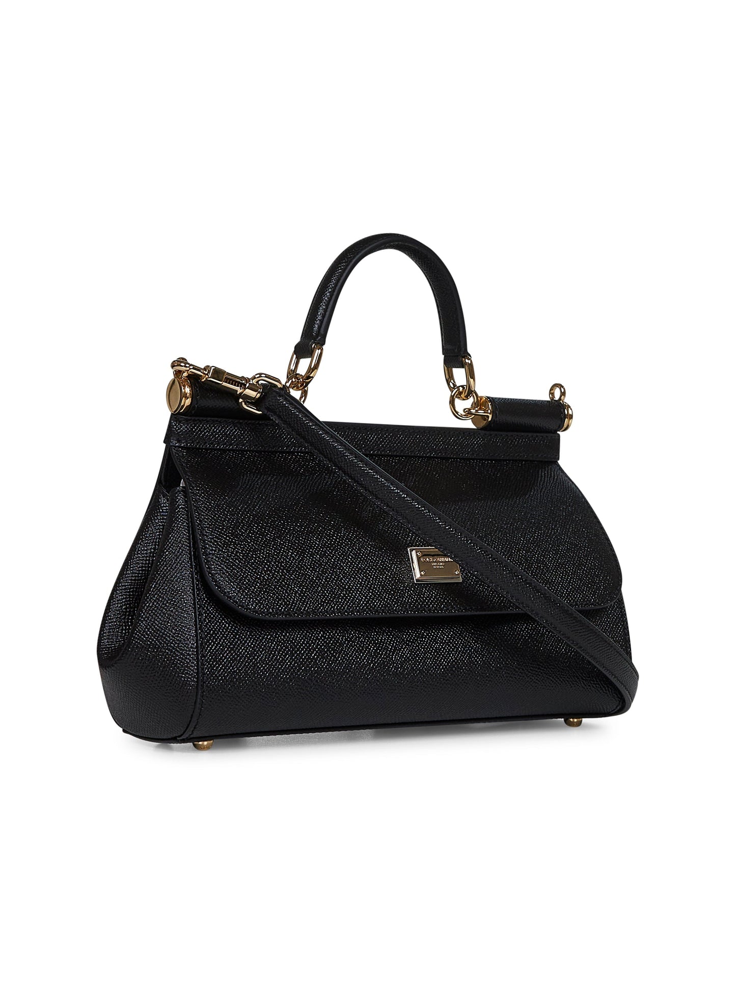 Dolce & Gabbana Women Black Medium Sicily Handbag