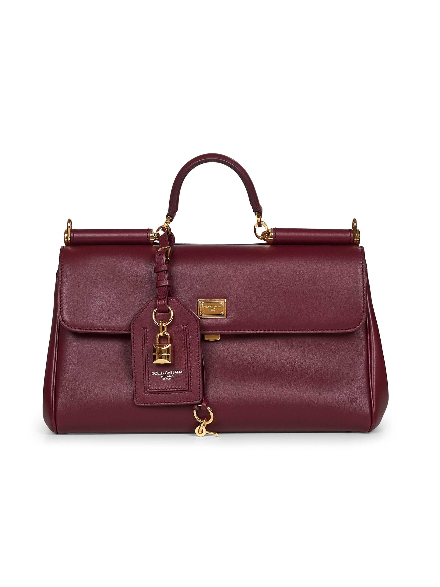 Dolce & Gabbana Women Burgundy My Sicily Handbag