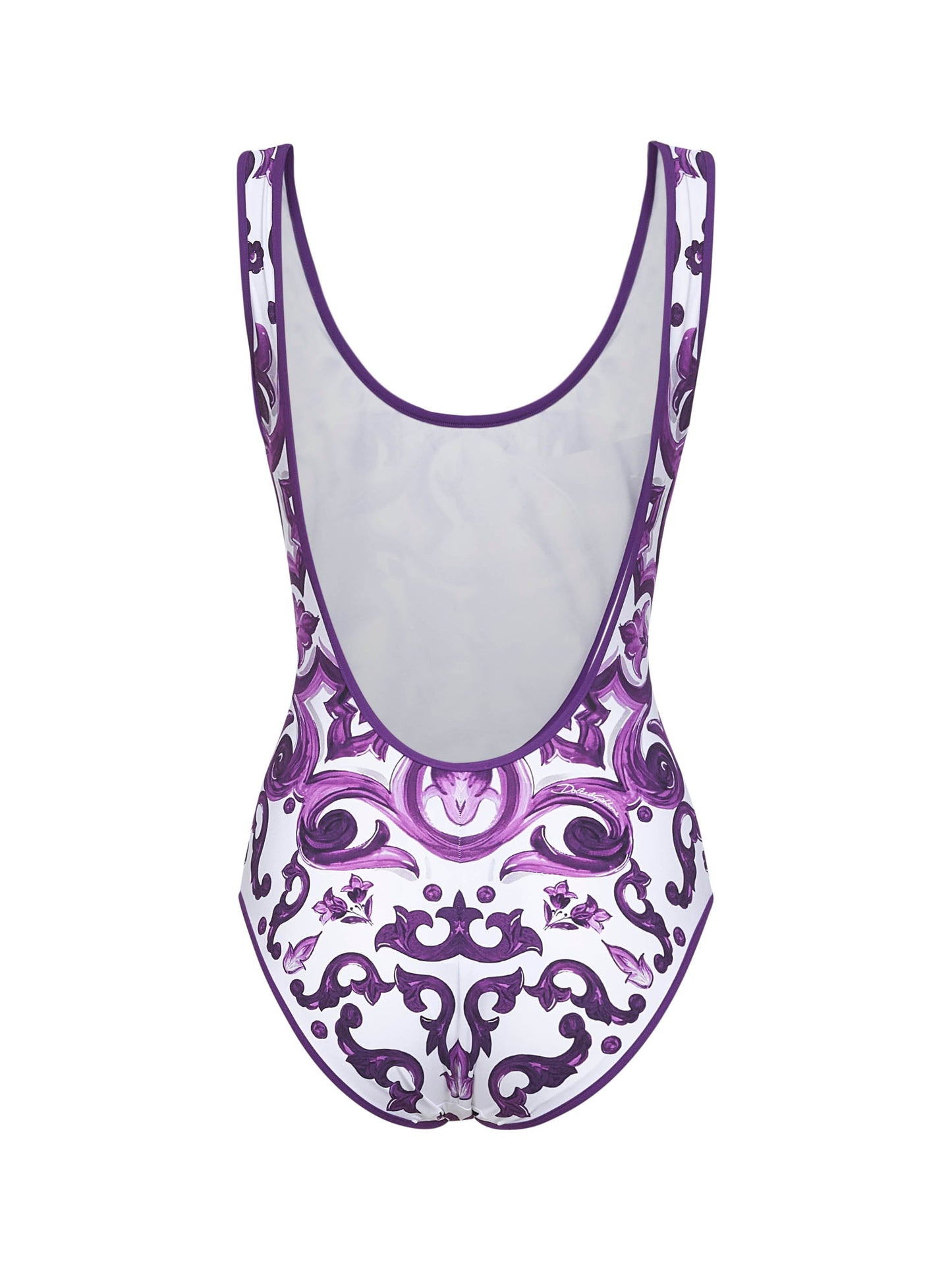 Dolce & Gabbana Women Maiolica Print One-Piece Swimsuit