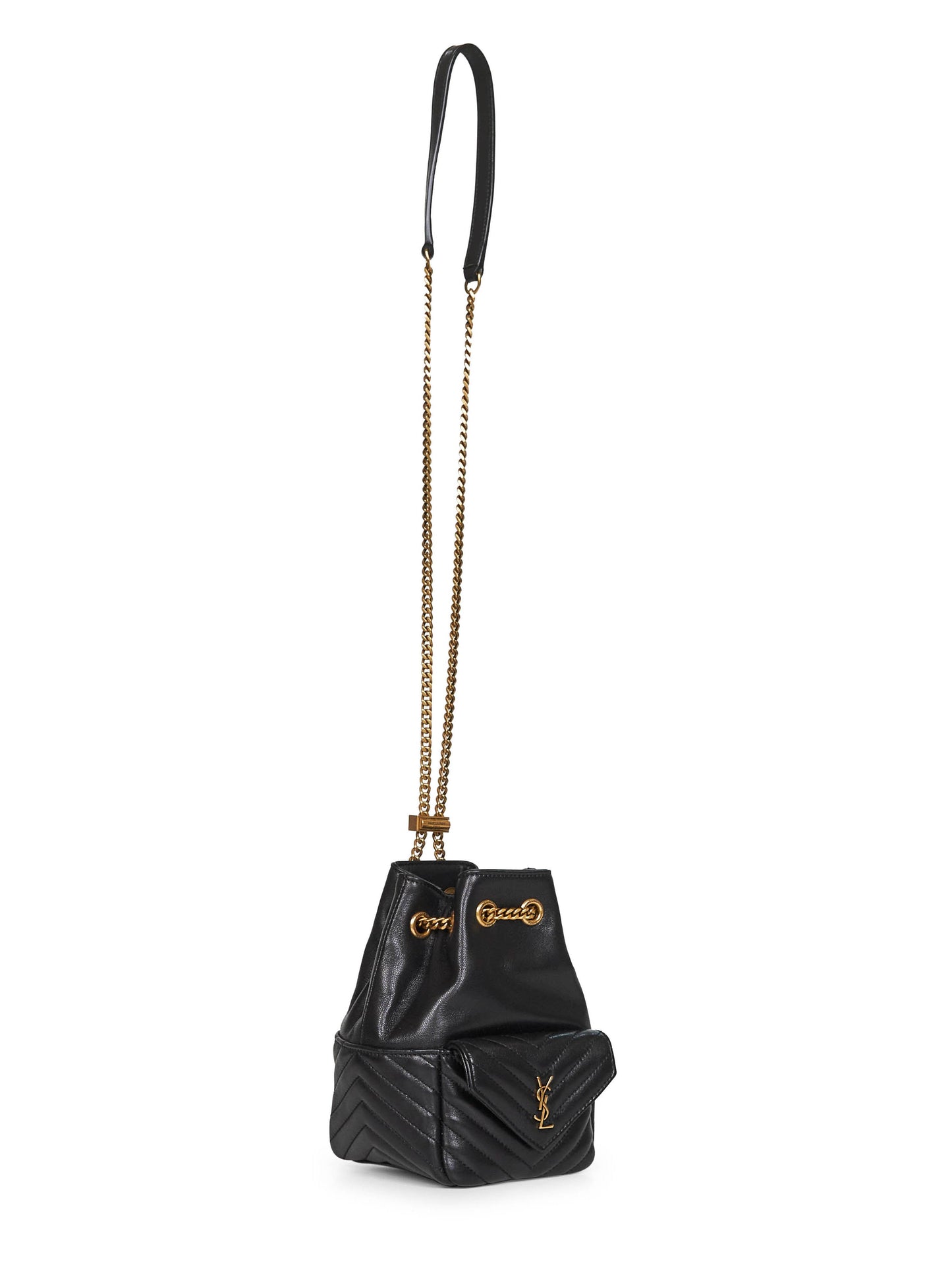 Saint Laurent Women Mini Joe Bucket Bag Saint Laurent