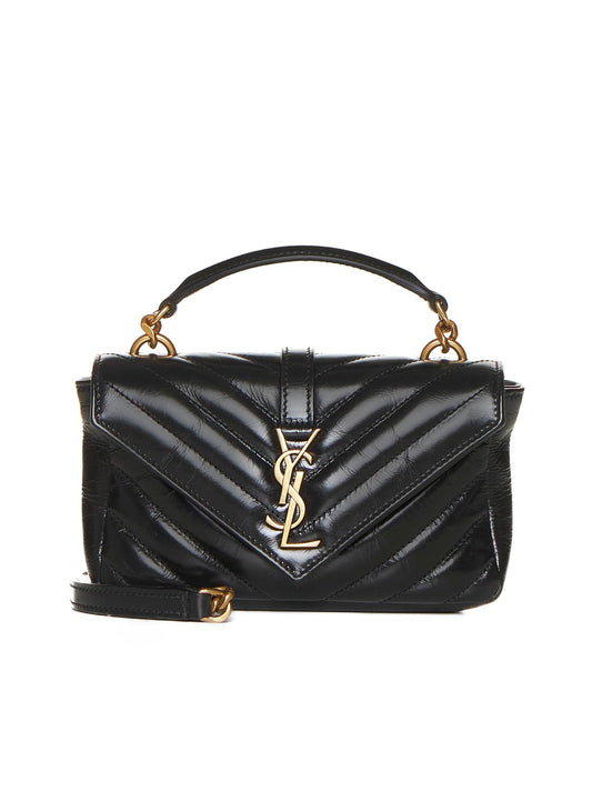 Saint Laurent Women College Mini Quilted Leather Bag