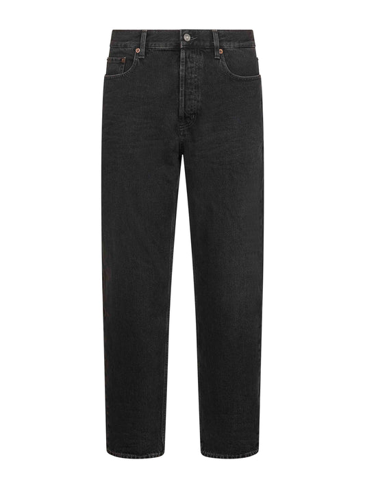 Saint Laurent Men Westwood Black Denim Mick Long Jeans