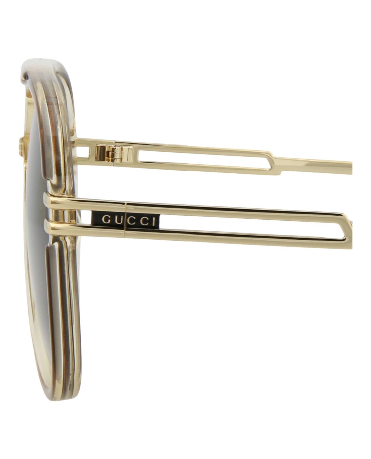 Aviator-Style Acetate Sunglasses