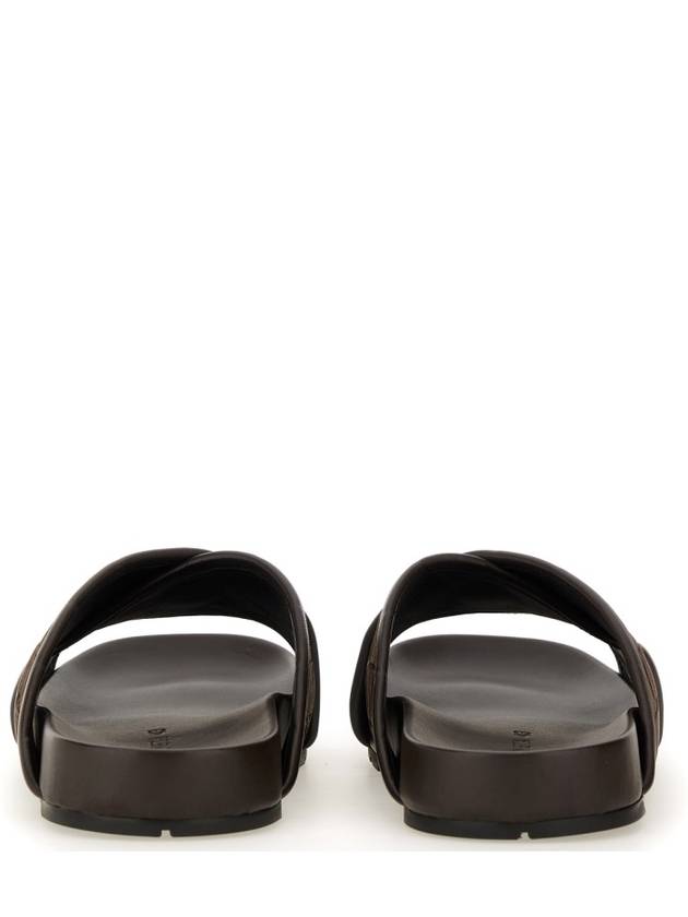 Bottega Veneta Tarik Suede Sandals Fondant