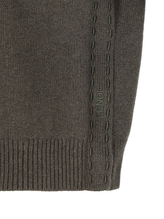 Fendi Pullover Cashmere Turtleneck Green