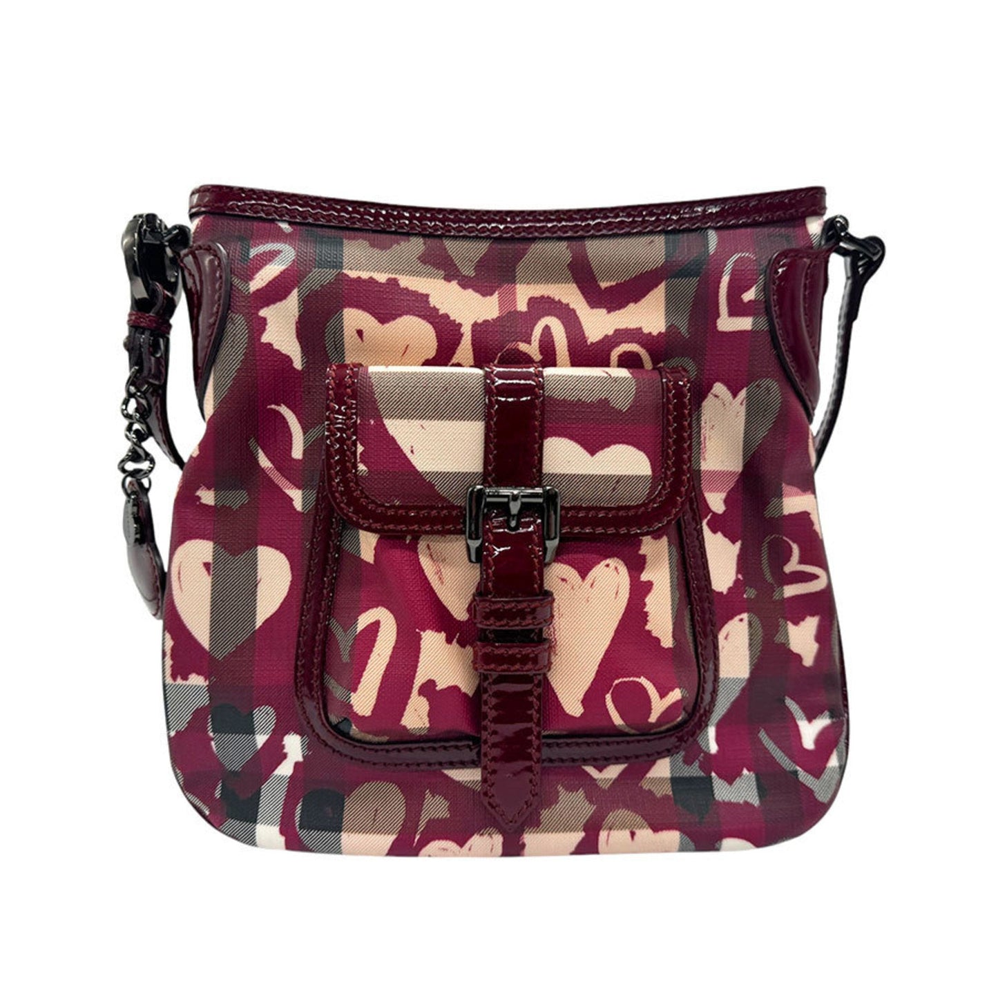 Burberry   Patent Leather Pvc Shoulder Bag ()