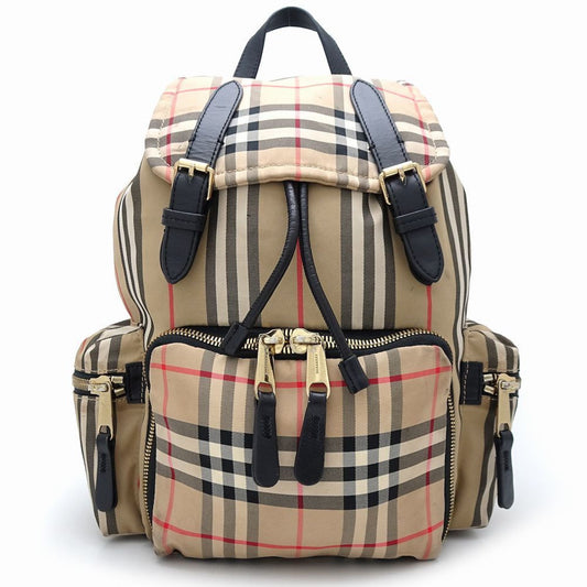 Burberry  Nylon Canvas Leather Backpack ()