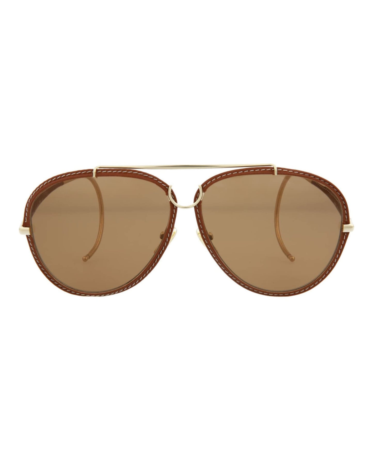 Aviator-Style Metal Sunglasses