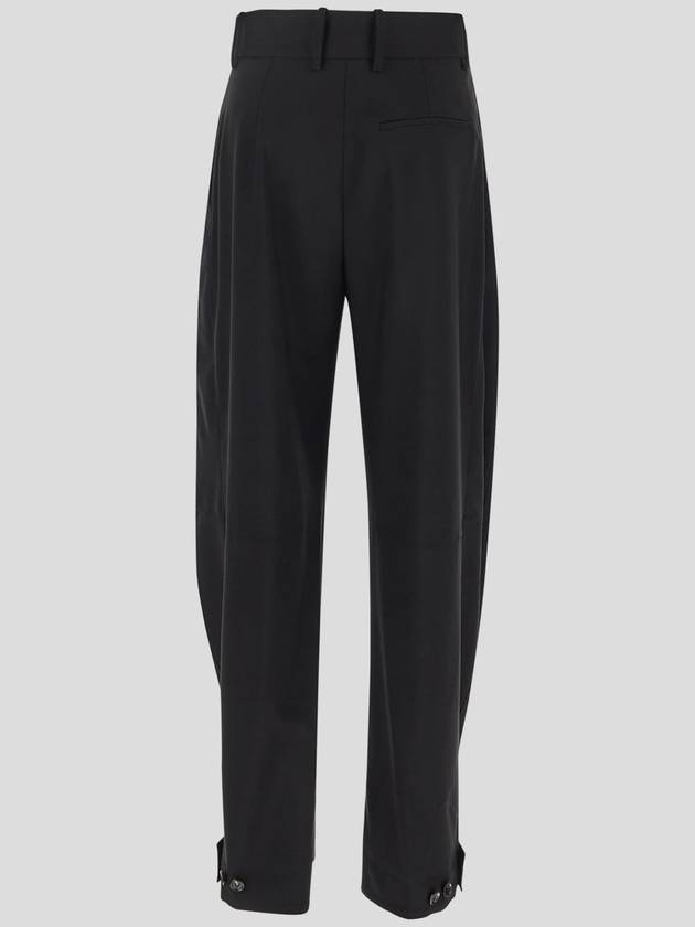 Bottega Veneta Wool Wide Pants Black