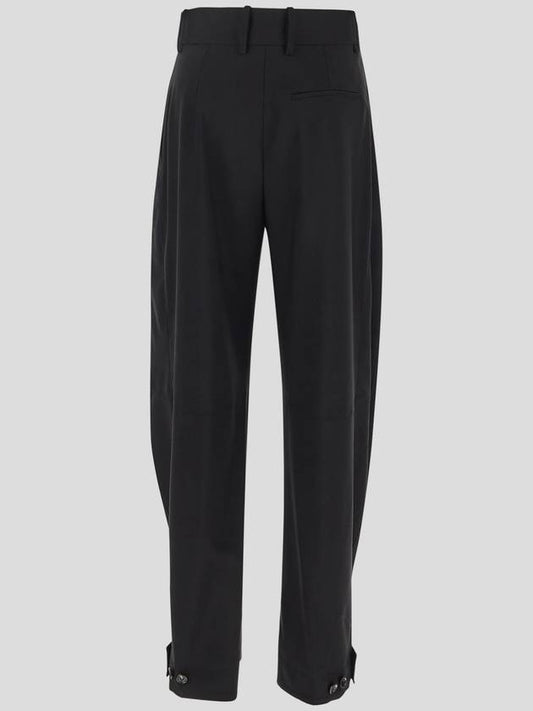Bottega Veneta Wool Wide Pants Black