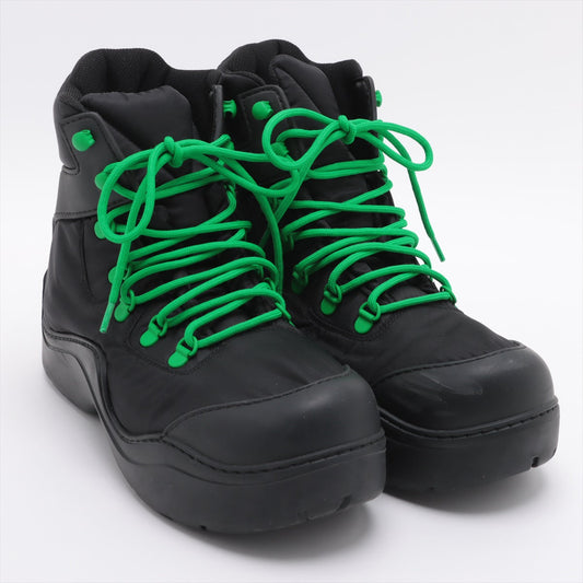 Bottega Veneta  Nylon Boots 39 Unisex Black Bomber Paddle Boots