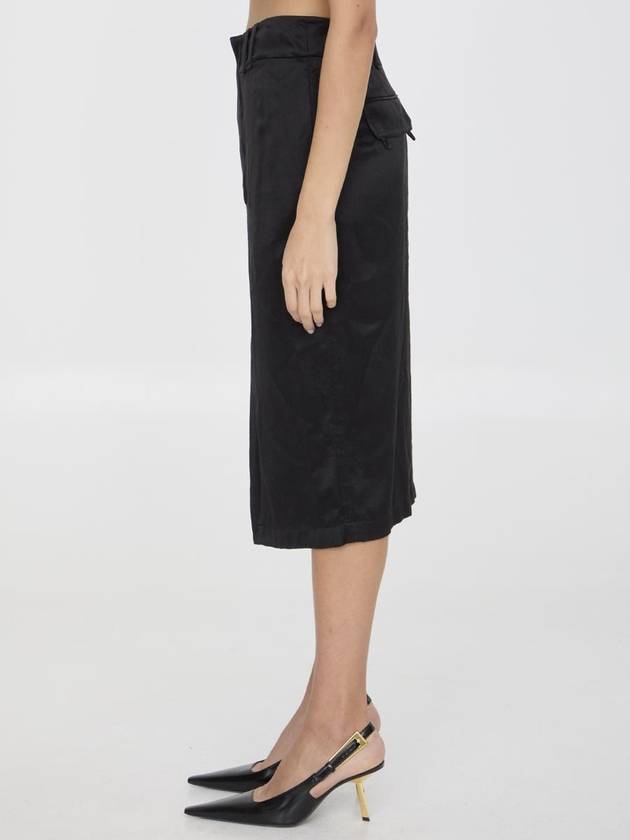 Saint Laurent Silk Skirt