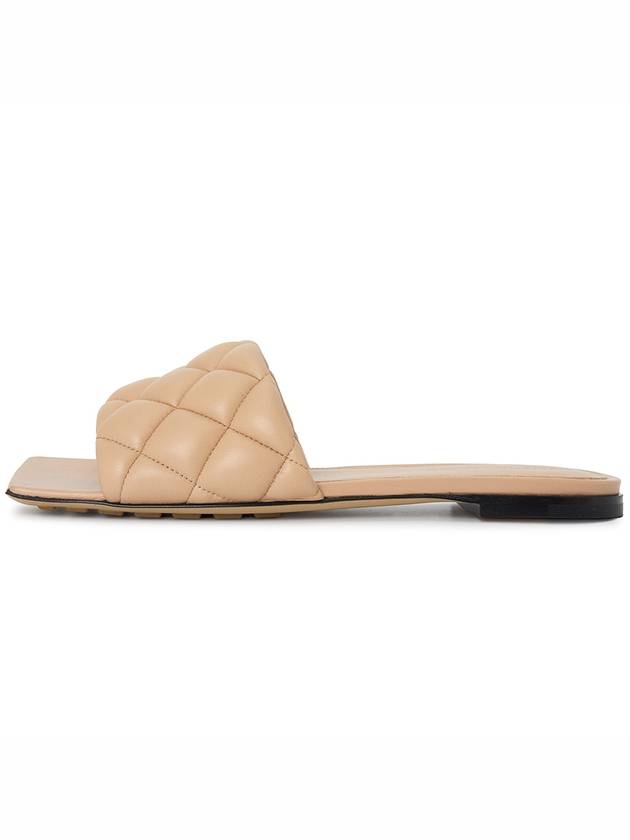 Bottega Veneta Padded Quilted Slippers Beige