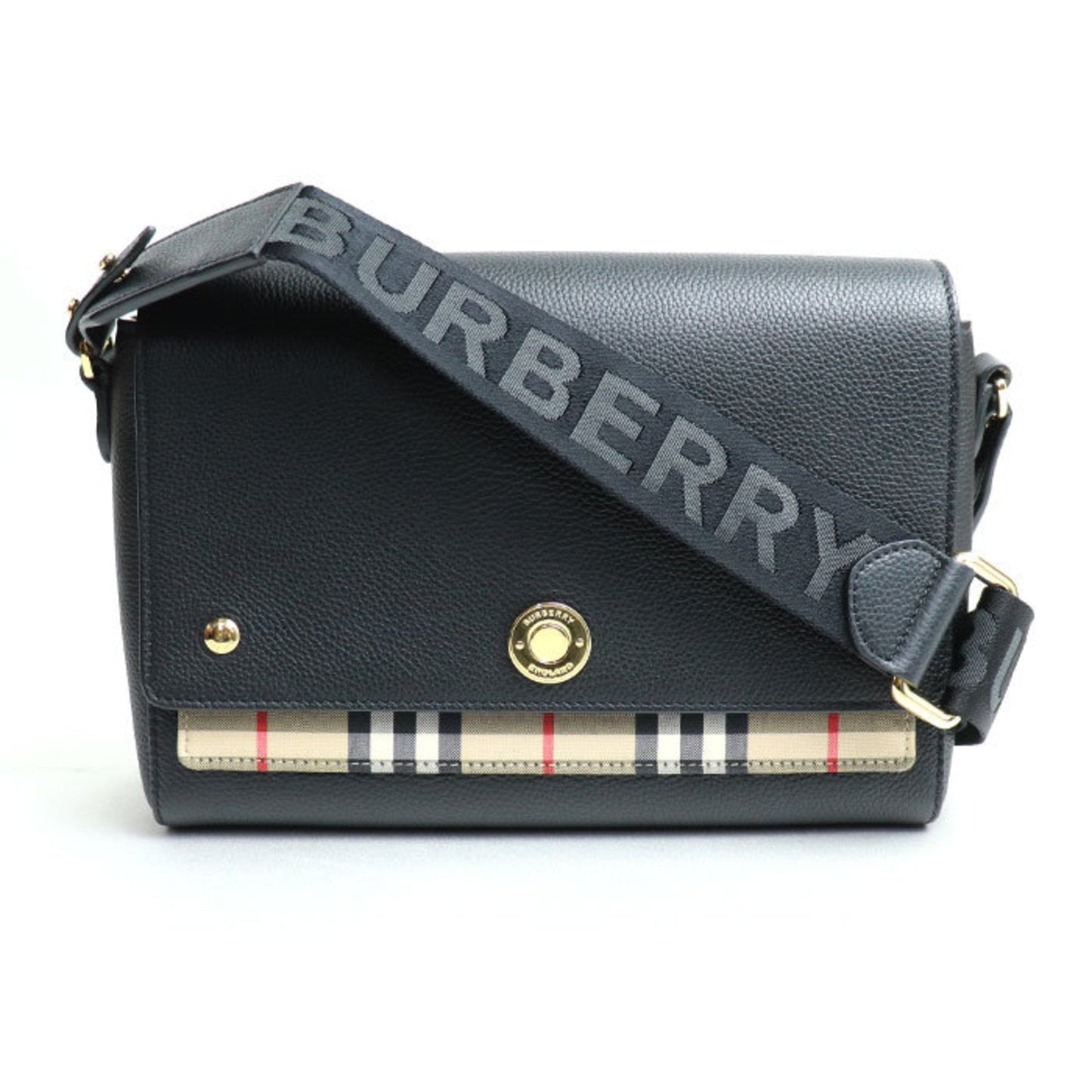 Burberry  Cotton Leather Polyester Shoulder Bag ()