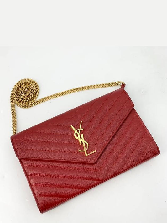 Saint Laurent Monogram chain cross bag WOC 377828