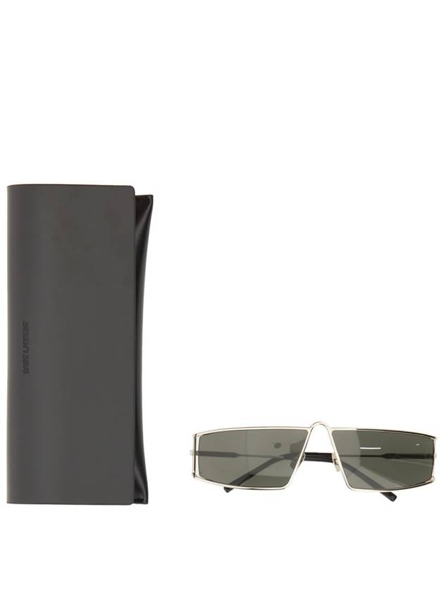 Saint Laurent Eyewear Metallic Square Frame Sunglasses 748016Y9902